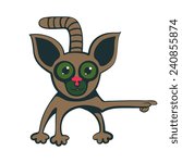 Lemur pointing the right way.