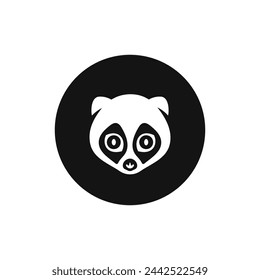 Lemur wild animal vector icon
