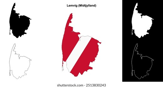 Conjunto de mapas de Lemvig Municipality