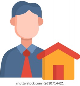 Lender Icon Flat Vector Illustration