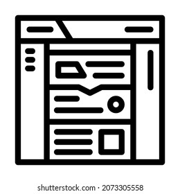 lending financial technology line icon vector. lending financial technology sign. isolated contour symbol black illustration