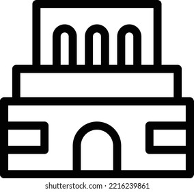 Lenin   Ilustración vectorial en un fondo transparente. Símbolos de calidad superior. Iconos vectoriales de línea delgada para el diseño de conceptos y gráficos. 

