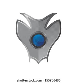 lens art silver inside shield