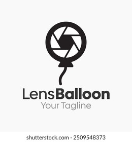 Lens Balloon Logo Design Template. Good for Business, Agency, Community and Organization
