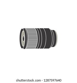 Lens Camera vector illustration, Flat design