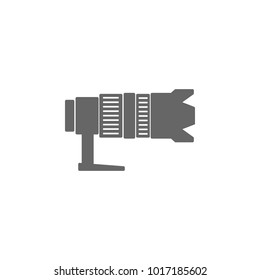 Lens camera view icon. Simple element illustration. Symbol design from Photo Camera collection. Can be used in web and mobile. on white background