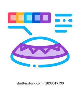 lens color selection icon vector. lens color selection sign. color symbol illustration