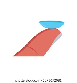 Lens, Cosmetics Vector Illustration Isolated