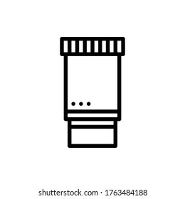 Lens external icon vector logo.