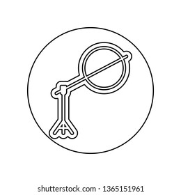 lens filter icon. Element of Equipment photography for mobile concept and web apps icon. Outline, thin line icon for website design and development, app development