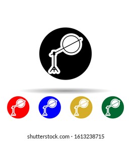 Lens filter multi color style icon. Simple glyph, flat vector of equipment photography icons for ui and ux, website or mobile application