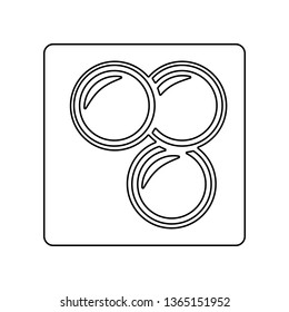 lens filters icon. Element of Equipment photography for mobile concept and web apps icon. Outline, thin line icon for website design and development, app development