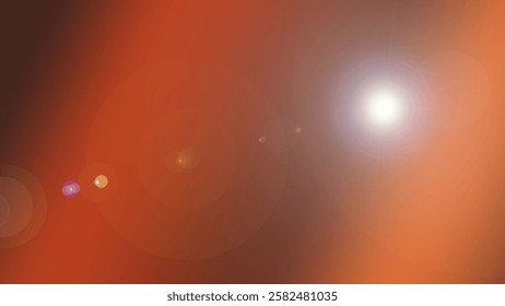 Lens flare abstract background wallpaper vector design.