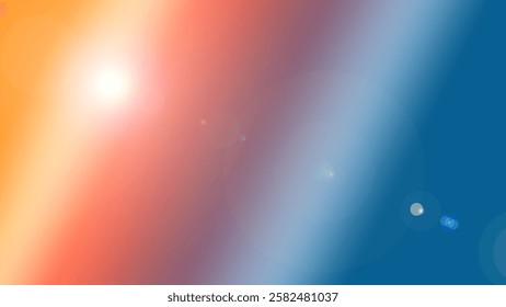 Lens flare abstract background wallpaper vector design.