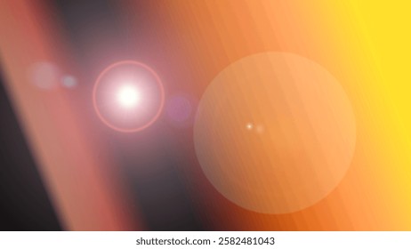 Lens flare abstract background wallpaper vector design.