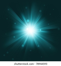 Lens flare burst background. EPS 8 vector file included