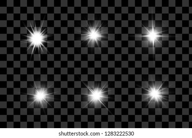 Lens flare, explosion, glitter, line, sun flash, spark and stars. Abstract special effect element design.