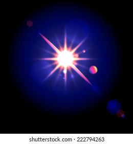 lens flare icon for your designs