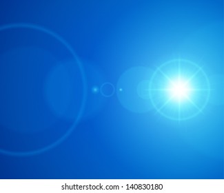 Lens flare light abstract vector background