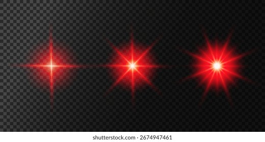 Lente Flare, efeito de brilho de luz. sol ou estrela brilhante realista com efeito de luz de fundo.
brilho bokeh e faíscas ou faíscas em fundo transparente