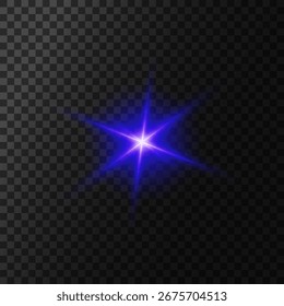 Lens Flare, light glow effect. sun or realistic shining star with backlight effect.
bokeh glitter and sparkles or sparkles on transparent background.