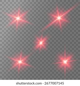 Destello de lente, efecto de brillo ligero. sol o estrella brillante realista con efecto de luz de fondo.
Brillo bokeh y destellos o destellos sobre fondo transparente.