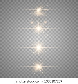 
Lens Flare Set. Shining Collection. Optical lens flare light effects. Vector illustration eps10. 