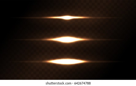 Lens flare sets. Vector Illustration