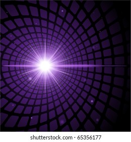Lens flare vector background