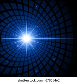 Lens flare vector background