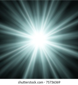 Lens flare vector background