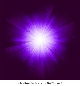 Lens flare vector background. EPS 8 vector file included