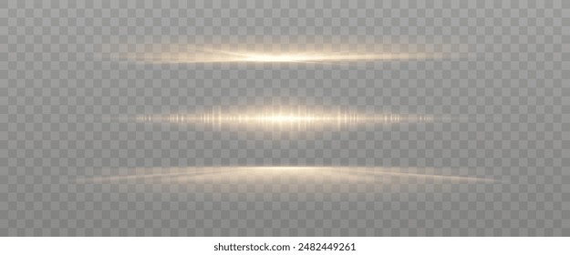 Lens flare vector illustration. Glowing spark light effect isolated on transparent background.