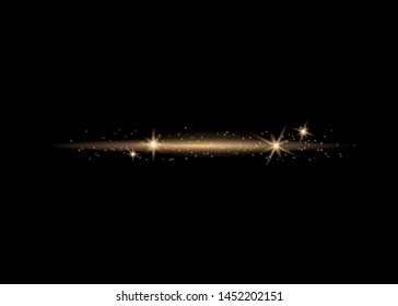 
Lens Flares Collection. Glowing stars. Lights and Sparkles on Transparent Background. Shining borders. Vector Illustration eps10.