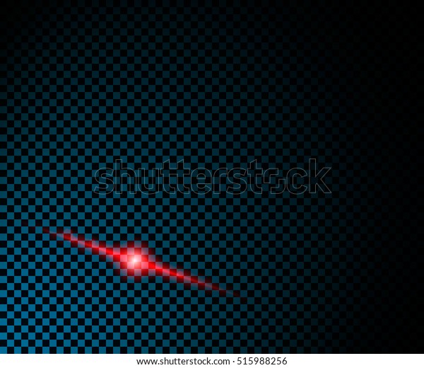Lens flares light effect on transparent\
background. Vector illustration. EPS\
10