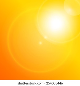  lens frame on an orange background 