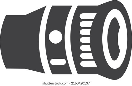 Linsensymbol, Fotosymbol, Vektorgrafik