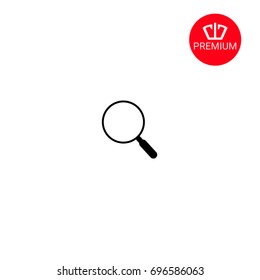 Lens icon. Search icon