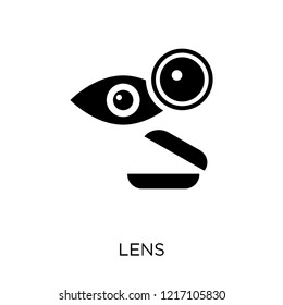 Lens icon. Lens symbol design from Hygiene collection. Simple element vector illustration on white background.