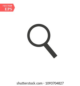 lens icon vector, flat design best vector icon