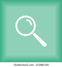 lens icon vector, flat design best vector icon