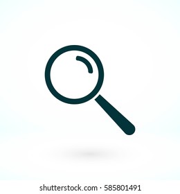 lens icon vector, flat design best vector icon