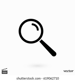 lens icon vector, flat design best vector icon