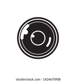 lens icon vector illustration - vector