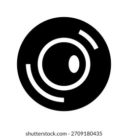 Lens Icon Vector Symbol Design Illustration