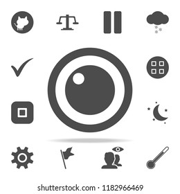 lens icon. web icons universal set for web and mobile