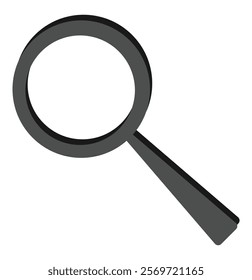 Lens magnifier , magnifying glass ,search Icon. Magnifying glass icon, magnifier or loupe sign. Search icon, suitable for web site, app, user interfaces, printable etc. line icon style. Design eps 10.