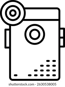 Lens New Creative Icon Design Vector
