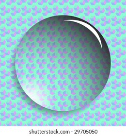 Lens on a cute seamless pattern in vector