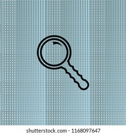 Lens outline icon, vector design element